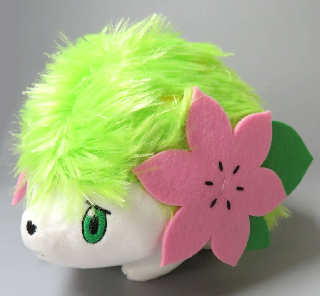 Shaymin Color Selection Plush (Green) - Banpresto Prize Plush Featuring Metapod, Chikorita & Shaymin, 11–15 cm