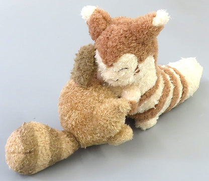 Sentret & Furret "Shaking Hug" Plush - Pokémon Soft Plush Toy Approx. 28×10×17 cm (Pre-owned)