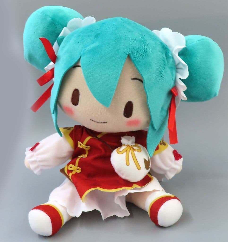 Hatsune Miku Fuwapuchi M Plush 'Outing Series' Chinatown Ver. - 22cm Sega (Pre-owned)