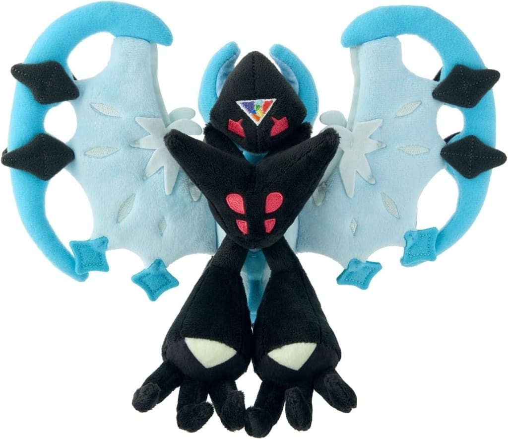 Necrozma (Dawn Wings) Pokemon fit Plush - Pokémon Center Exclusive - Approx 25×10×18 cm - Pre-owned