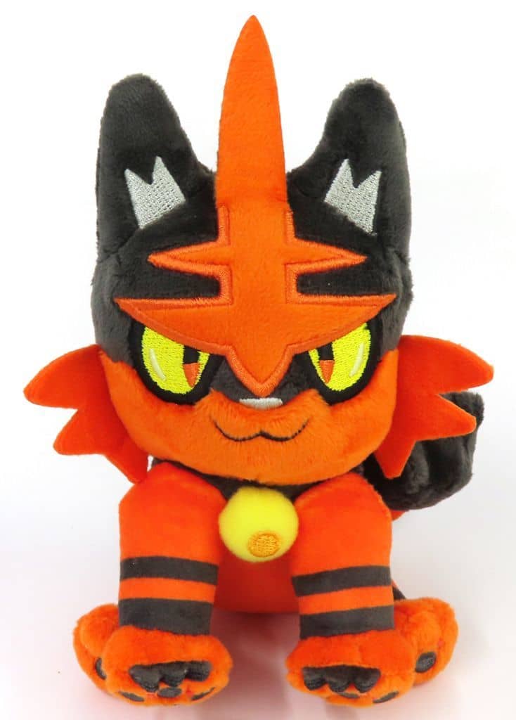 Torracat Pokemon fit Plush - Pokemon Center Exclusive Palm-Sized Plush 13x11x15 cm