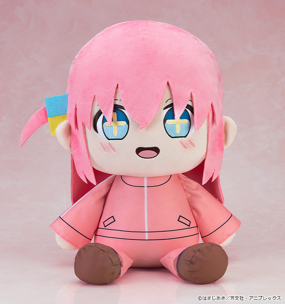 Bocchi the Rock! Hitori Gotoh Sparkling Face Large Plush with Mango Case