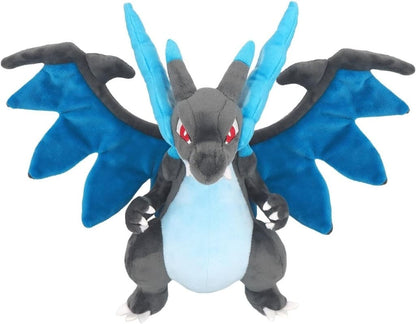 Mega Charizard X All Star Collection S-Size Plush - Pokémon (Sanei Boeki, Approx. 30×27×26 cm)