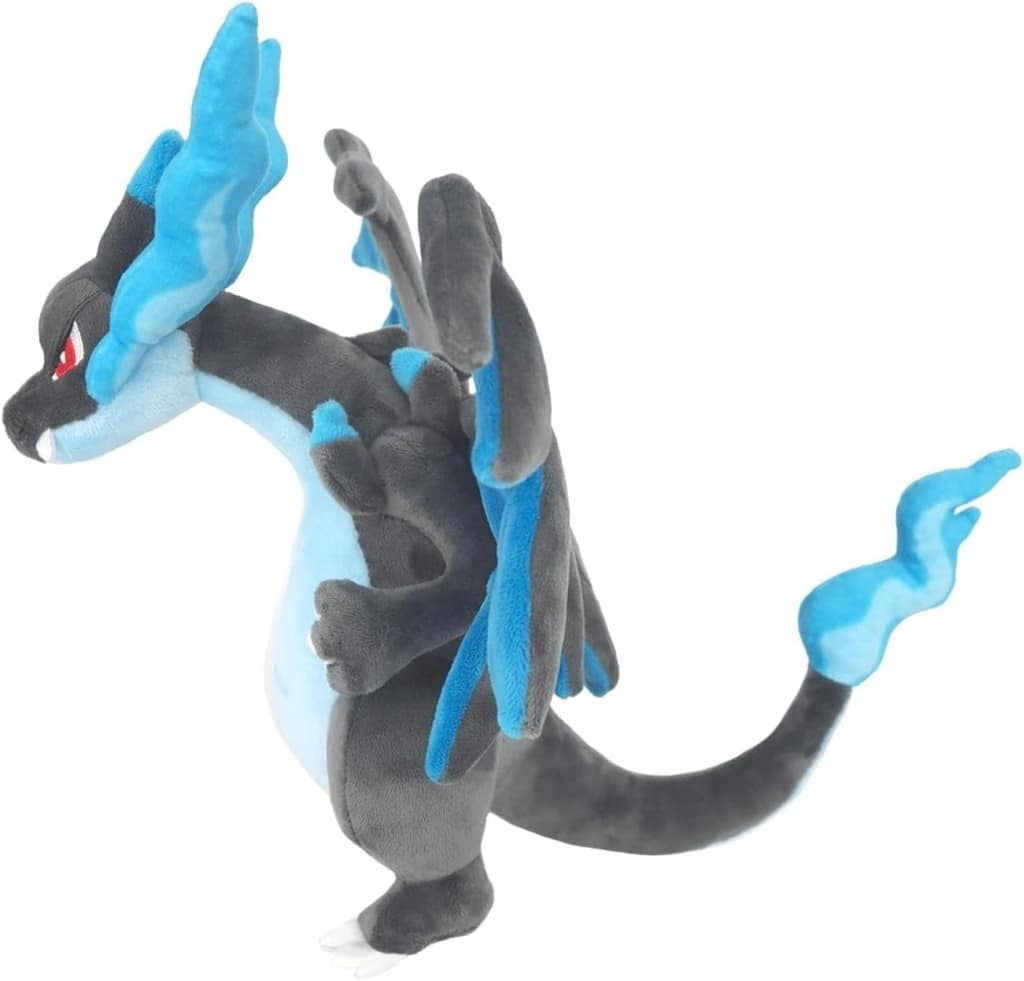 Mega Charizard X All Star Collection S-Size Plush - Pokémon (Sanei Boeki, Approx. 30×27×26 cm)