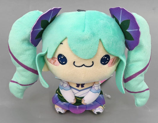 Hatsune Miku (A / Smiling) Mochipiko Plush - Morning Glory Edition - Furyu - 15cm (Pre-owned)