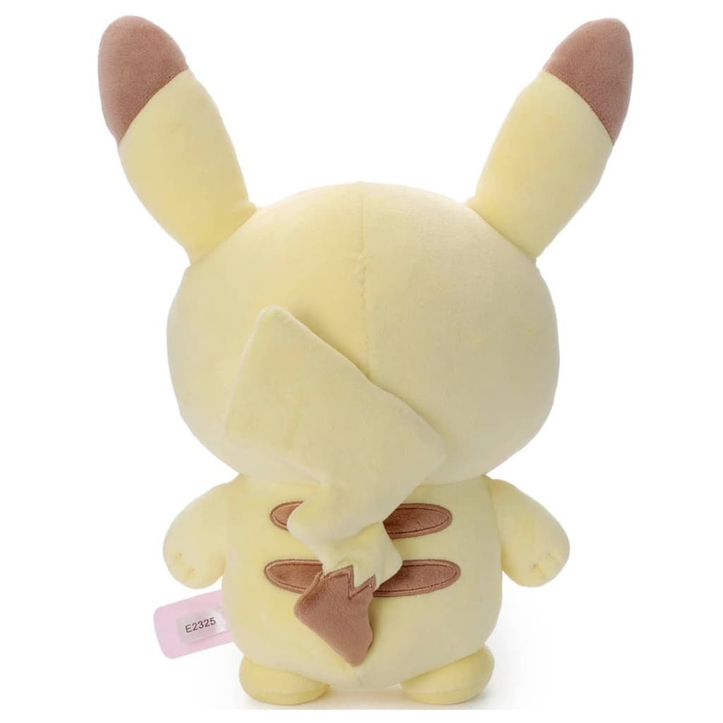 Pikachu Mocchi-Mocchi-Style Plush (PokéPiece) - Takara Tomy Arts, Approx 23.5×32.0×14.0 cm — Pre-owned