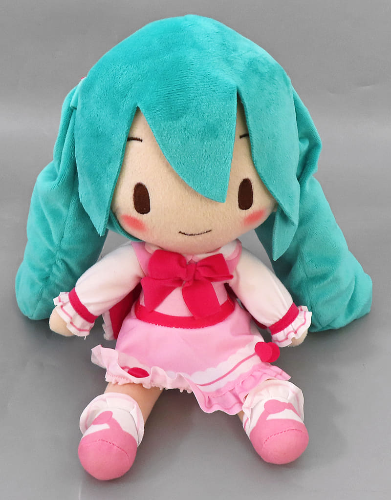 Hatsune Miku Fuwapuchi M Plush "Conceptual Series" Vol.3 - SEGA - 26cm (Used)