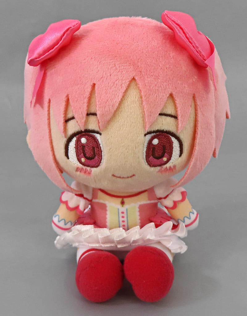 Madoka Kaname Sitting Otedama Plush - Puella Magi Madoka Magica - Approx. 15 x 10 x 8 cm - SK Japan