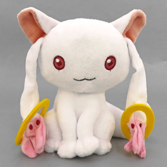 Kyubey Otedama Plush (Approx. 15 x 10 x 8 cm) - Puella Magi Madoka Magica - SK Japan Pre-owned