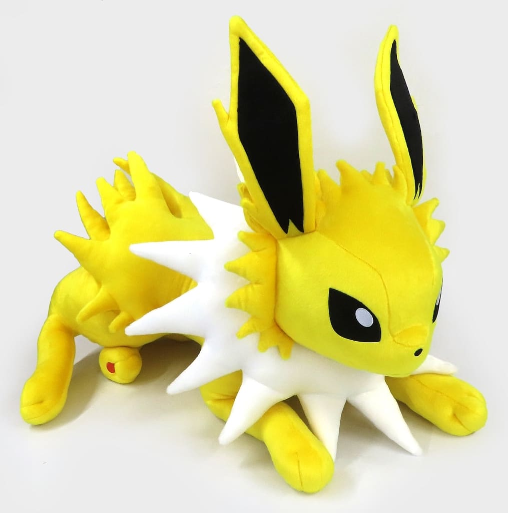 Jolteon Lifesize Lying Down Plush - Pokémon Center Exclusive (Approx 81×81×96 cm, Used)