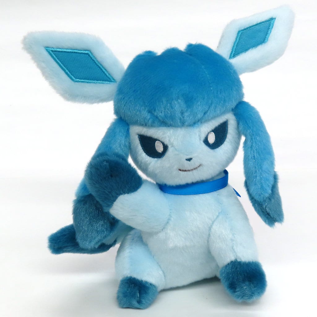 Glaceon Plush Eevee Collection Pokémon Center Exclusive Plush - ~19.5×18.5×20.5 cm (One Size)