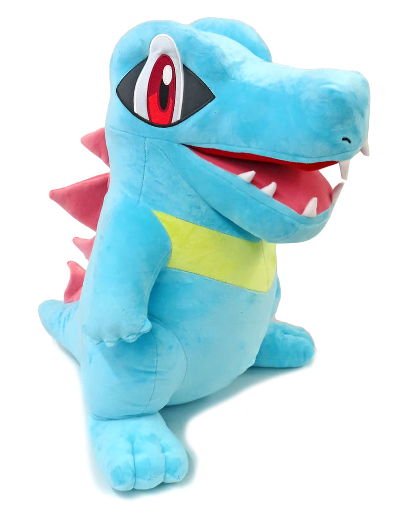 Croconaw Life-Size Plush - Pokémon Center Exclusive Life-Size Stuffed Toy (50×60×56 cm) - Pokémon