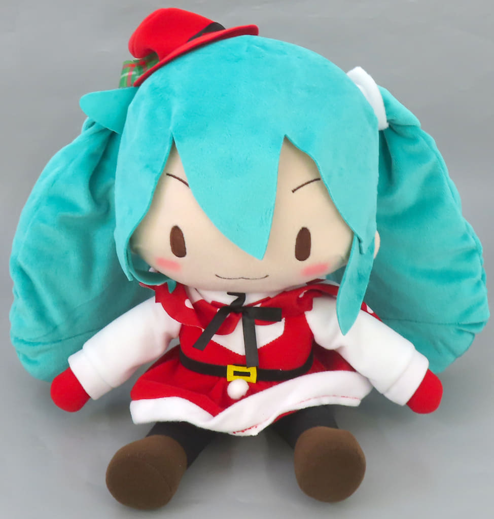 Hatsune Miku Fuwapuchi LL Plush 'Christmas' - Character Vocal Series - Hatsune Miku - Sega - 32cm (Pre-owned)
