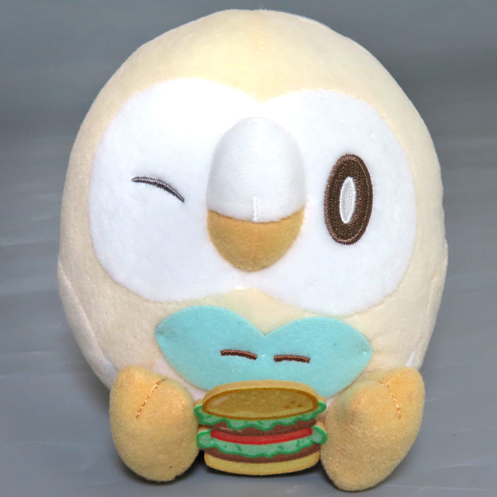 Rowlet Plush Poképeace 'Delicious Time' Series - Banpresto 14 cm (Pre-owned)