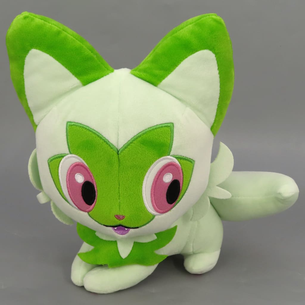 Sprigatito Mofugutto "Look at My Tail!" Plush - Ootachi Sprigatito 23cm (Banpresto) - Pokémon Official Plush