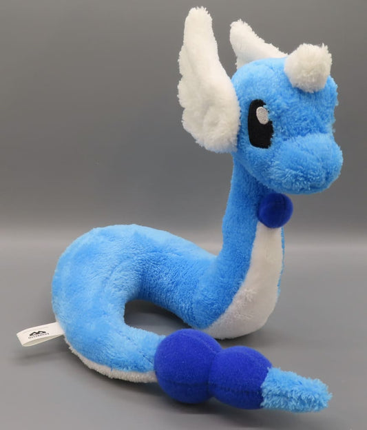 Dragonair (Hakuryu) Gentle Feelings Plush — Konpan · Hakuryu · Mew Trio Variant, 17cm Banpresto (Pokémon Official Japanese Plush)
