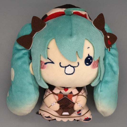 Hatsune Miku (C/Kyapi) Mochipiko Plush - Milk Ver. - Hatsune Miku × Tirol Chocolate Collaboration (Furyu) 15cm - Pre-owned