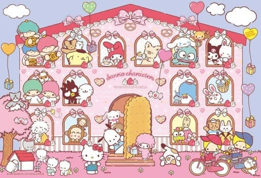 Sanrio Characters Sweets House 300-Piece Jigsaw Puzzle
