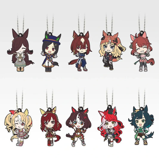 Umamusume Pretty Derby Rubber Charm Complete Set of 10 Ichiban Kuji 14th H Prize (Pre-order) - Bandai Spirits