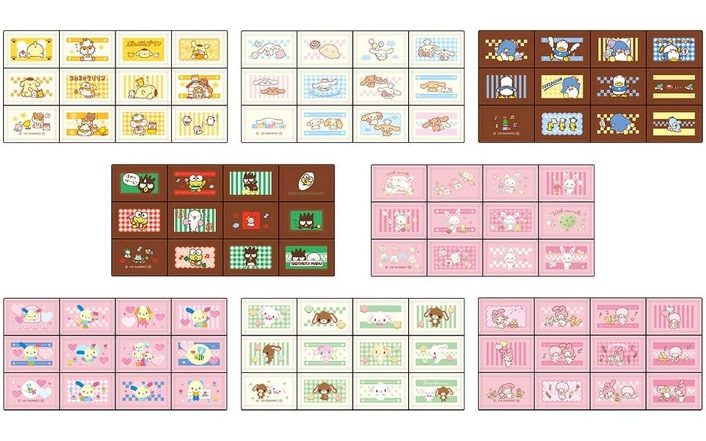Choco Block Sticker Memories of Sanrio Sanrio Characters Set of 8