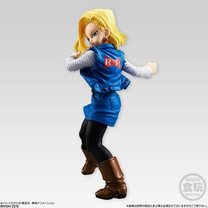 Android 18 Dragon Ball Styling Series 5 Figure by Bandai, Pre-owned Collectible