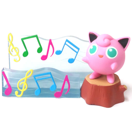 Jigglypuff Singing Smartphone Stand Figure - Pokémon Desktop Helper Figures 2 by Re-Ment - Used (Approx. 9×7×5 cm)
