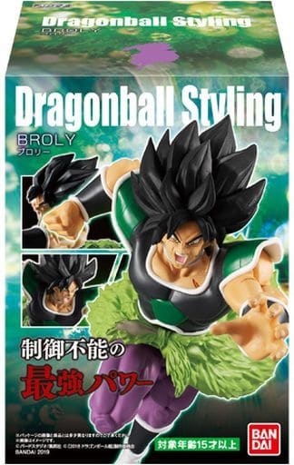 Broly Dragon Ball Styling Trading Figure - Dragon Ball Super Bandai Food Toy