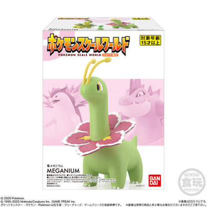 Meganium Pokémon Scale World Johto Region 1/20 Scale Trading Figure - Bandai, ~11cm Pre-owned