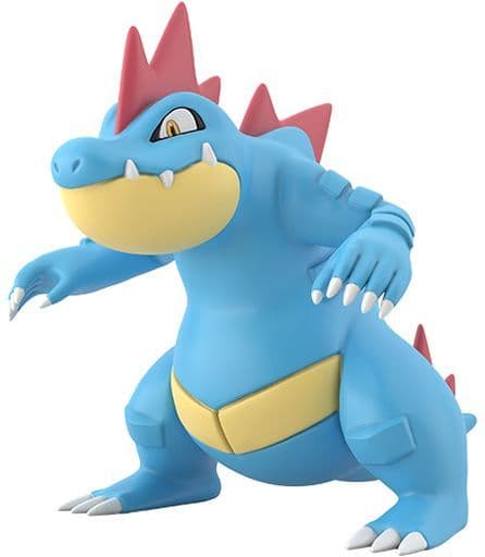 Feraligatr Pokémon Scale World: Johto Region Figure - Bandai Shokugan 1/20 Scale (Pre-owned)