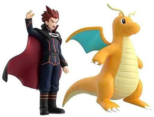 Lance & Dragonite Pokémon Scale World Kanto Region Trading Figure Set - Premium Bandai Exclusive 1/20 Scale by Bandai