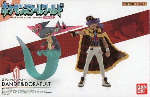 Leon & Dragapult Figure Set - Pokémon Scale World Galar Region 1/20 Scale Bandai Premium Bandai Limited Edition (Used)