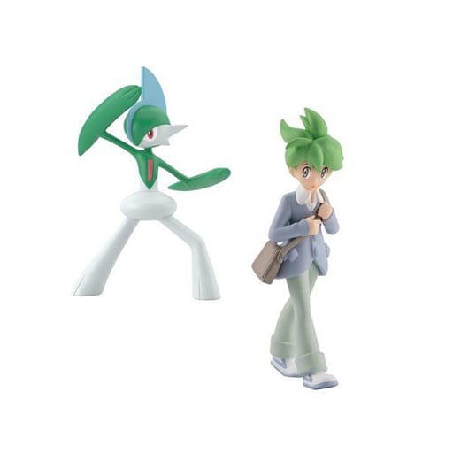 Wally & Gallade 1/20 Scale Pokémon Scale World: Hoenn Region Figure Set - Premium Bandai & Pokémon Center Exclusive (Used)