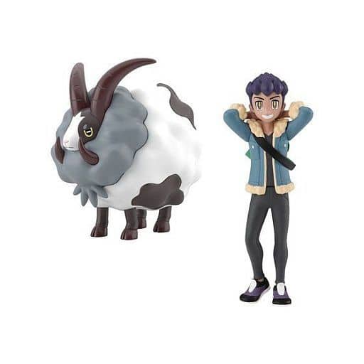 Hop & Wooloo 1/20 Scale Pokémon Scale World Figure Set - Bandai Premium Bandai & Pokémon Center Exclusive (Used)