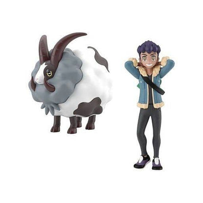 Hop & Wooloo 1/20 Scale Pokémon Scale World Figure Set - Bandai Premium Bandai & Pokémon Center Exclusive (Used)