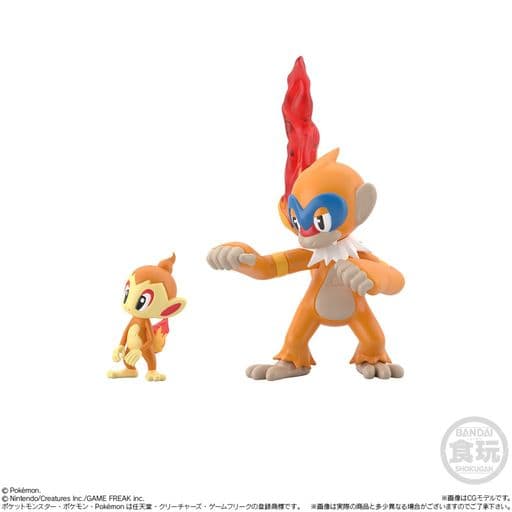 Pokémon Scale World: Sinnoh Region Set - Bandai 1/20 Scale Trading Figures (Turtwig & Piplup Line, Chimchar Line, Infernape, Empoleon, Lucas DP ver., Dawn DP ver.) Pre-owned