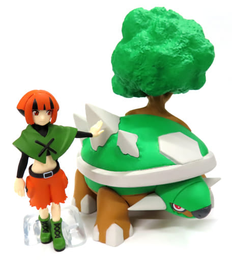 Gardenia & Torterra Pokémon Scale World Sinnoh Region 1/20 Scale Figure Set - Premium Bandai Limited (Bandai) (Used)