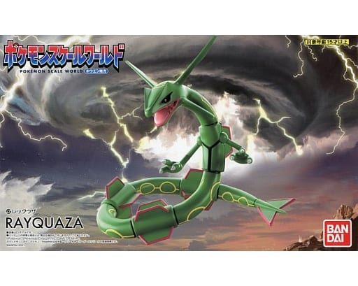 Rayquaza Figure - Pokémon Scale World Hoenn Region 1/20 Scale (Cloud Base) - Bandai Premium Bandai & Pokémon Center Exclusive