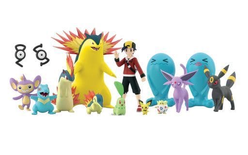 Pokémon Scale World: Johto Region Set - Bandai 1/20 Scale Complete 15-Figure Set (Used)