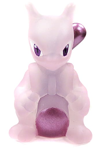 Mewtwo Pokémon Kids Limited Clear Version Figure - Pokémon Fan No.64 Magazine Bonus (Bandai) 5cm - Pre-owned
