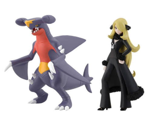 Cynthia & Garchomp Pokémon Scale World Sinnoh Region 1/20 Scale Figure Set - Premium Bandai Limited (Bandai) Pre-owned