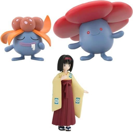 Erika & Gloom & Vileplume 1/20 Scale Figure Set - Pokémon Scale World Kanto Region (Premium Bandai / Bandai, Pre-owned)