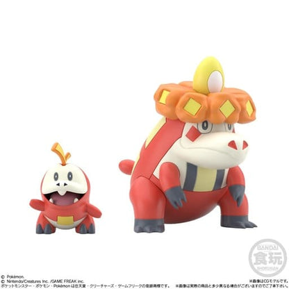 Pokémon Scale World Paldea Region Set - Bandai Trading Figures Collection (9 Figures, Pre-owned)