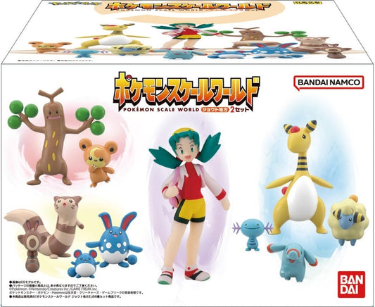 Pokémon Scale World: Johto Region Set 2 - 11-Piece Painted Figure Set (Bandai, Used)