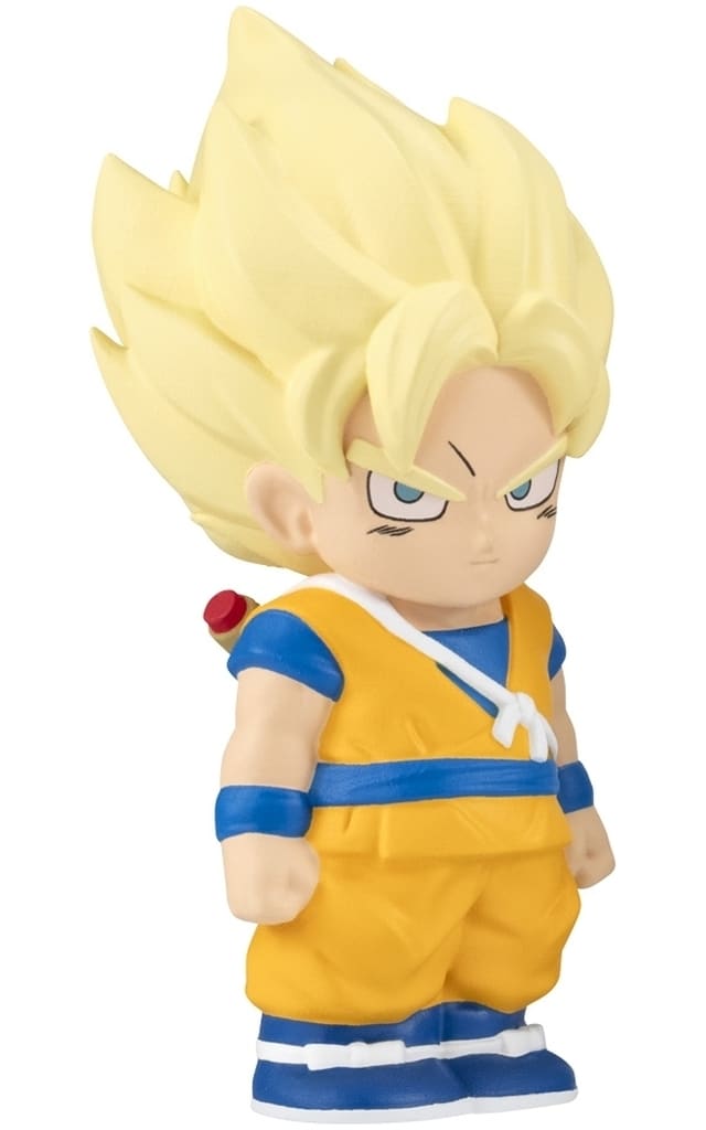 Super Saiyan Son Goku (Mini) Sofubits Dragon Ball 2 Figure, No. 1