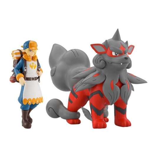 Woro & Hisuian Arcanine Pokémon Scale World Hisui Region Figure Set - Premium Bandai Exclusive (Bandai, 1/20, ~95-100mm)