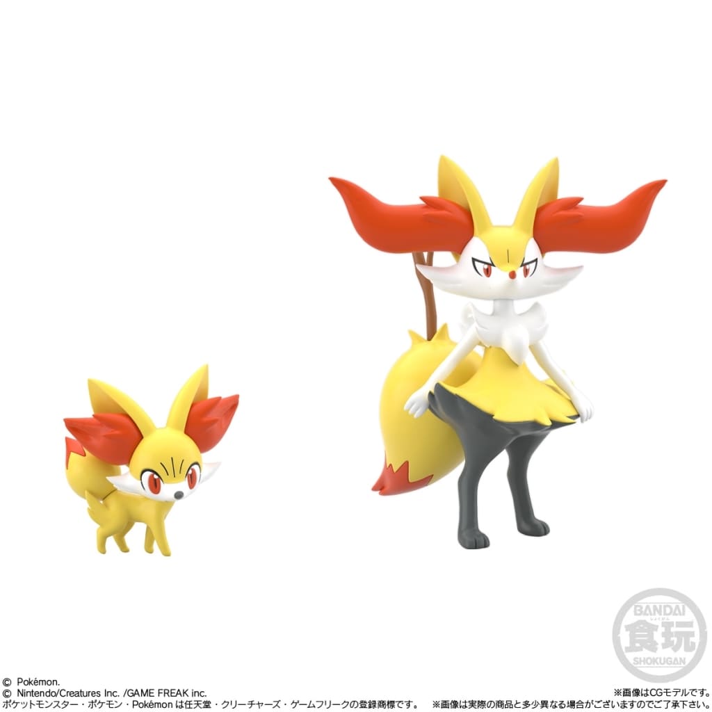 Pokémon Scale World Kalos Region Set - Bandai Trading Figure Set (11 Figures, 1:20 Scale) - Pre-owned