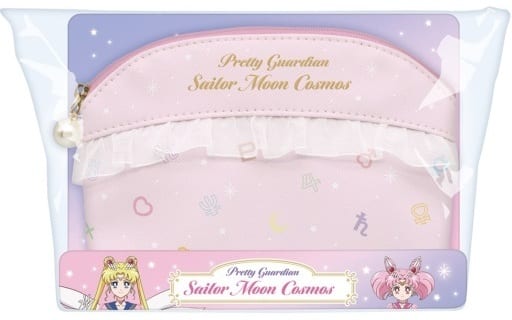 Sailor Moon Cosmos Pouch Gift - Heart Brand Pouch (Approx. 185 x 125 x 64 mm) Pre-owned