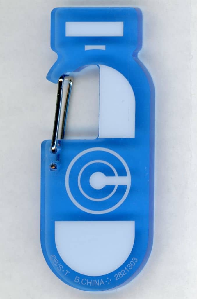 Dragon Ball Acrylic Carabiner Keychain Gumi (Bandai) - Official Japanese Merchandise, Pre-owned Single Item, No. 7