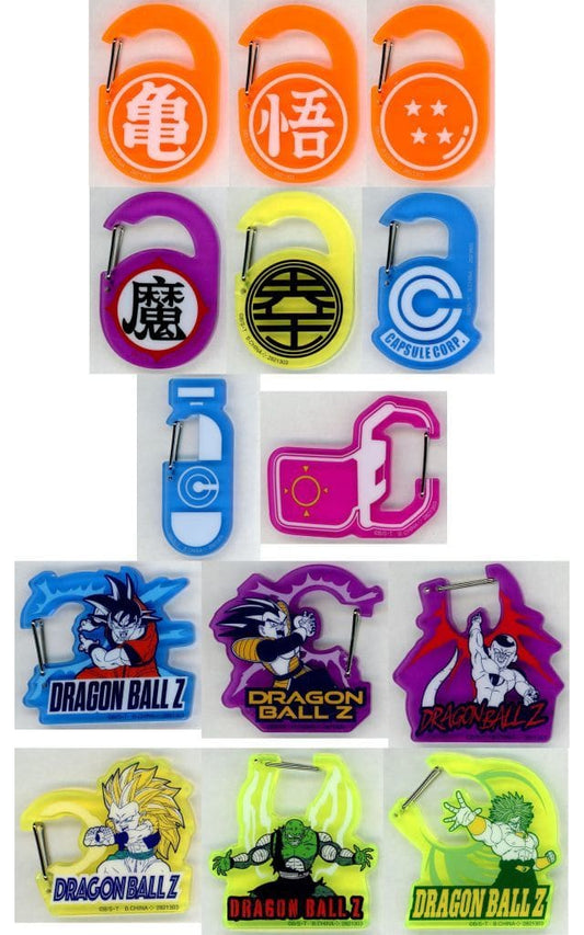 Dragon Ball Acrylic Carabiner Gumi Complete 14-Piece Set - Bandai