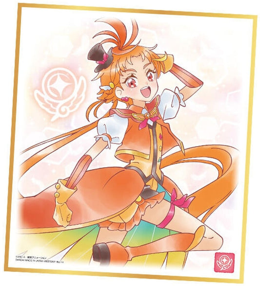 Pretty Cure Shikishi ART 7 Illustrated Shikishi Board Collection - Bandai - Approx. 135 x 120 mm (Pre-owned), No. 14
